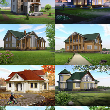 Визуализация экстерьеров домов