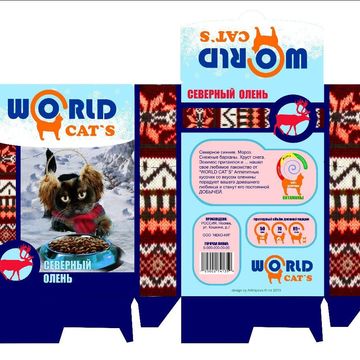 Упаковка корма для кошек &quot;World cat`s&quot; оленина