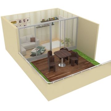 Визуализация квартиры с террасой