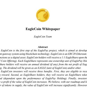Перевод сайта и White Paper крипто платежной системы EaglePay