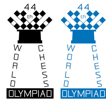 Логотип для &quot;44 всемирной шахматной олимпиады&quot;