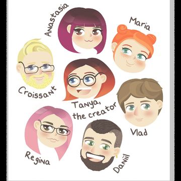 Иллюстрации персонажей