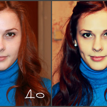 Редактирование фотографий - до и после