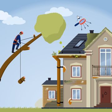 Иллюстрация для интерактивного сайта строительных услуг