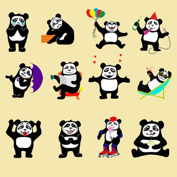 дизайн персонажа панда