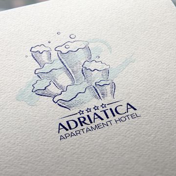 Логотип отеля Adriatica (студ. проект)