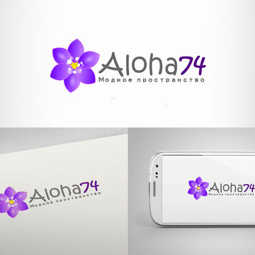 Логотип &quot;Aloha74&quot;