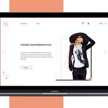 Сайт для интернет магазина одежды Shop Pack