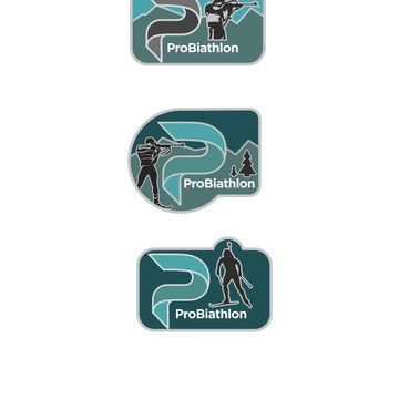 Дизайн значков ProBiathlon.