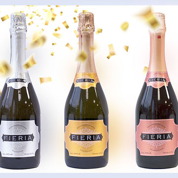 Дизайн упаковки шампанских вин FIERIA
