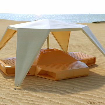 3D Визуализация концепта пляжного тента