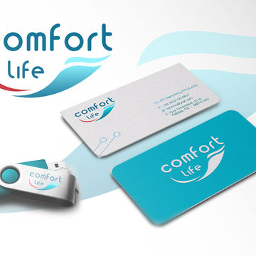Разработка фирменного стиля и логотипа для компании Comfort Life