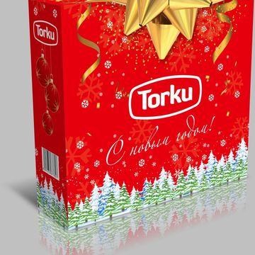 Новогодняя подарочная коробка Torku''18