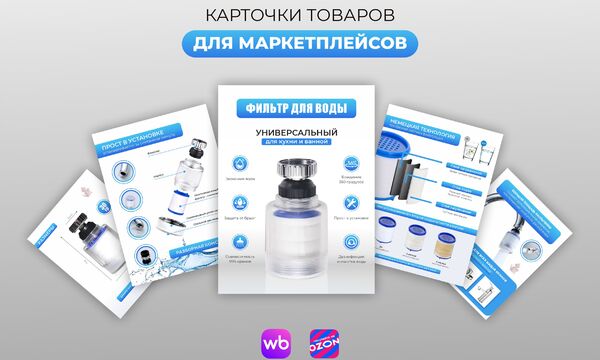Инфографика для маркетплейсов (карточки товаров)