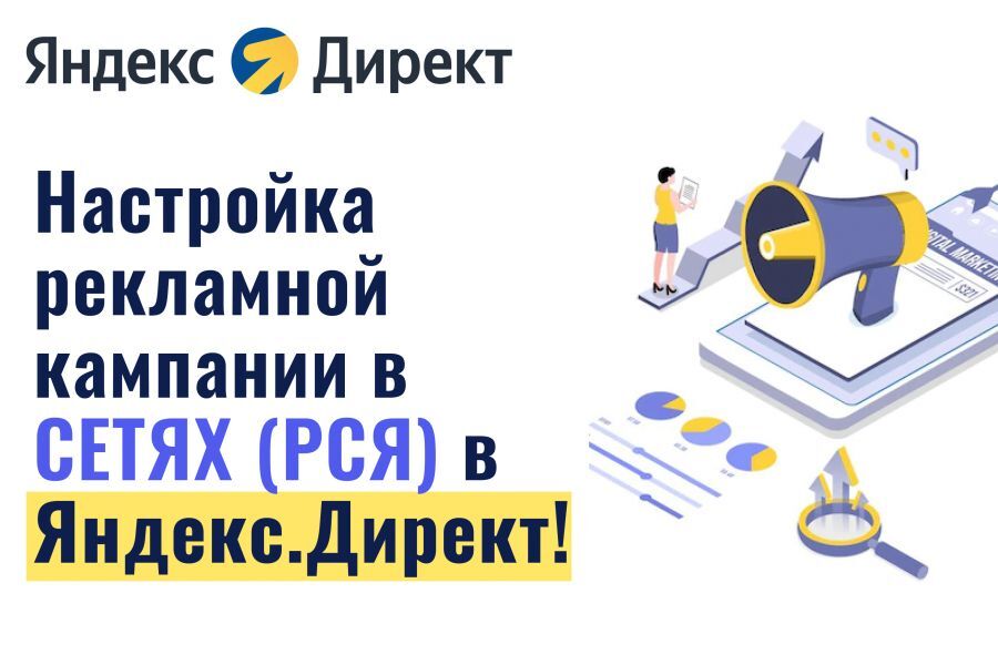 Настройка рекламы в сетях РСЯ в Яндекс Директ за 4 000 руб.