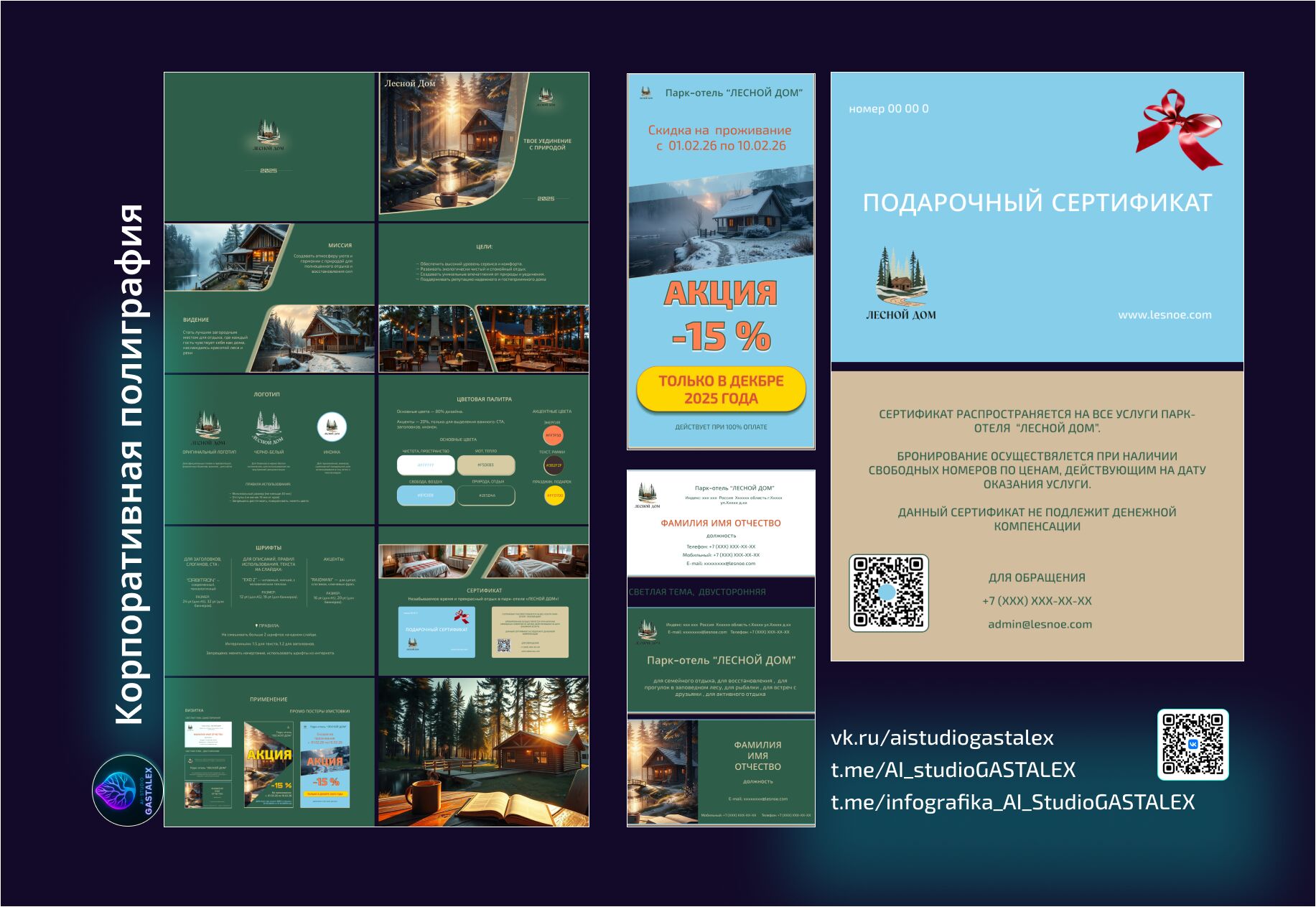 Создание брендбука за 6 500 руб.