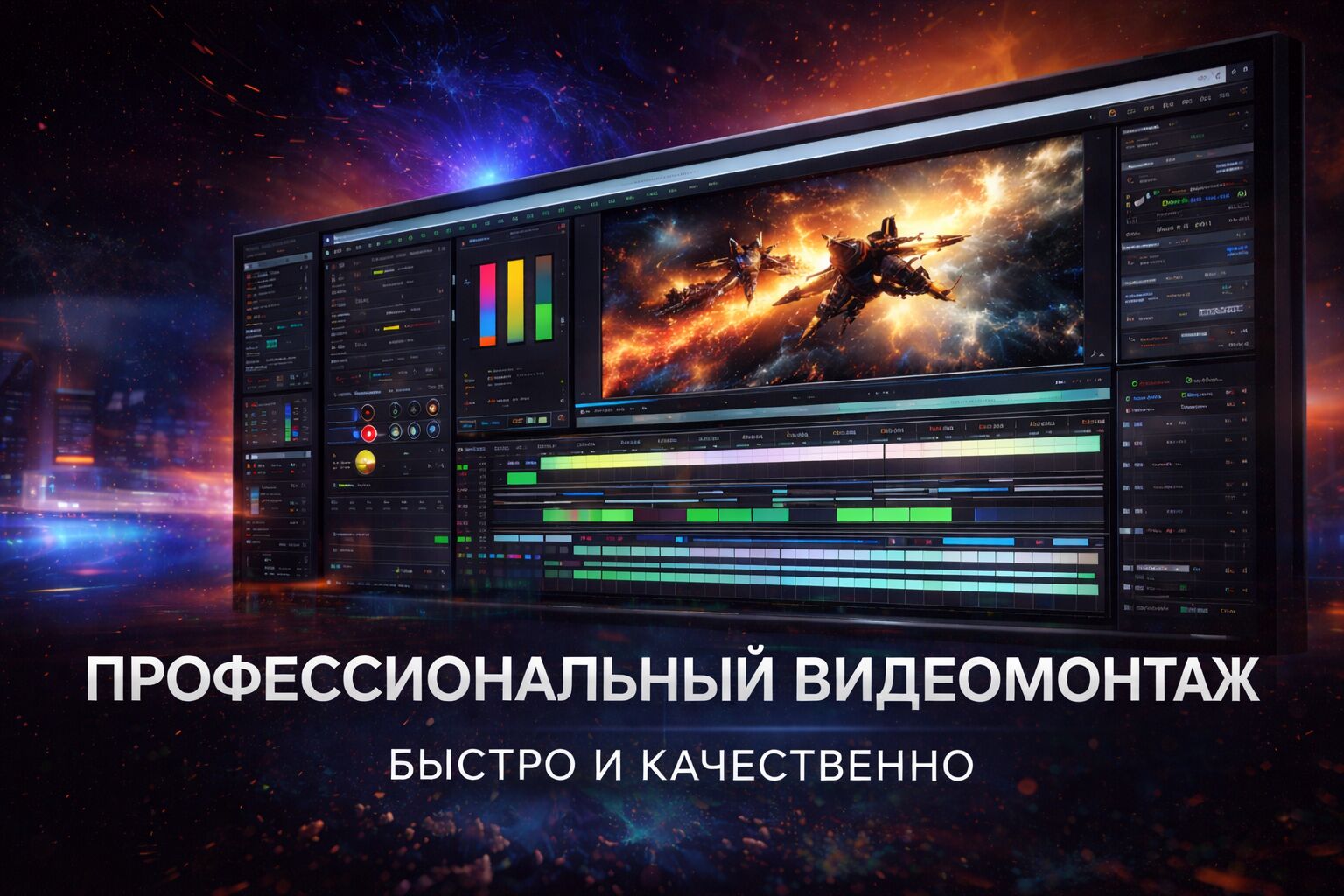 Монтаж видео за 1 500 руб.